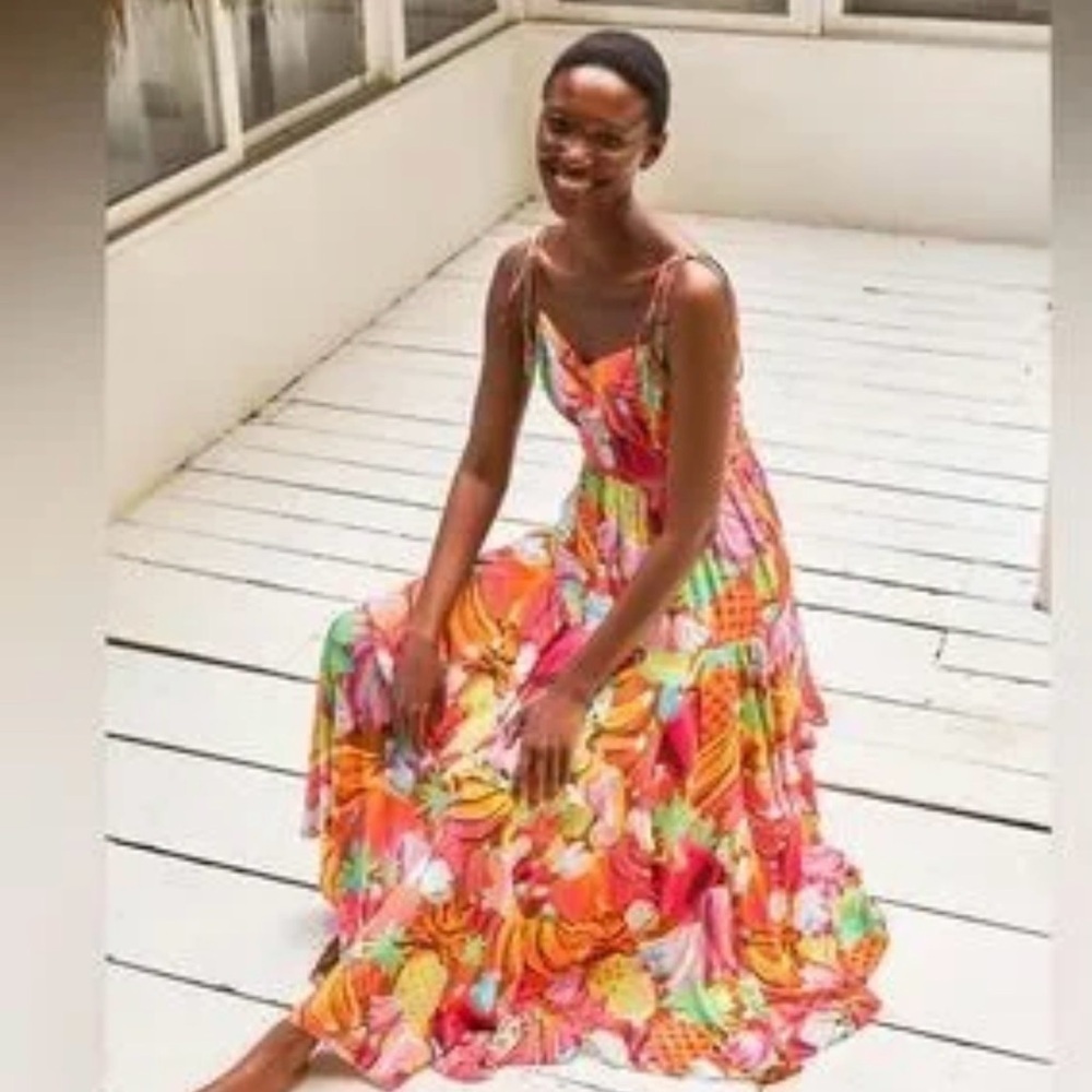 Farm Rio Fruit Salad Maxi Dress.